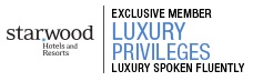 Luxury Privileges Partner of Starwood Hotels